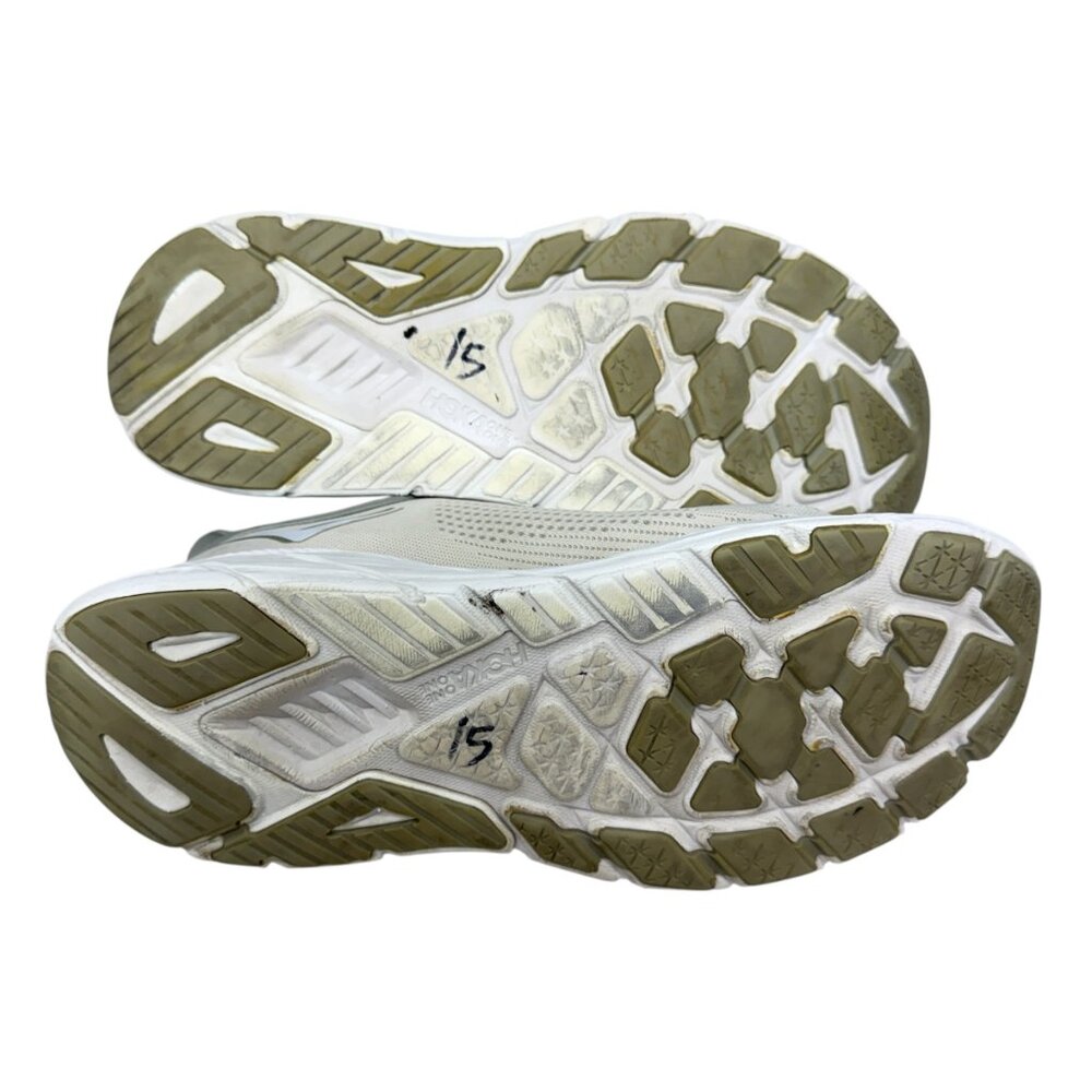 HOKA Arahi 7 Mens Running Sneakers Training Shoes in Oat Milk/Barley Sz 12 - Picture 9 of 10
